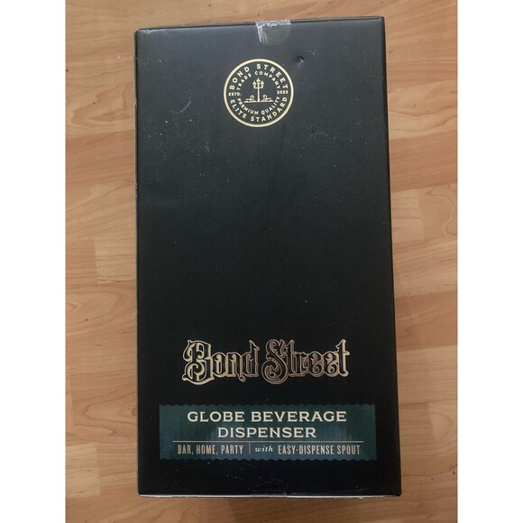 New Still Sealed Globe Liquor Wine Drink Dispenser Decanter Party Wedding Gift - Picture 2 of 4
